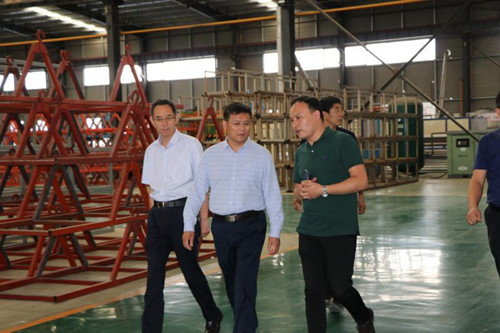 周口市副市長胡軍蒞臨天子鋁業(yè)調(diào)研