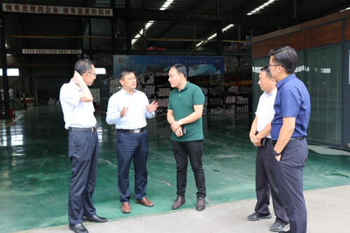 周口市副市長胡軍蒞臨天子鋁業(yè)調(diào)研